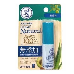 MENTHOLATUM 曼秀雷敦 LIP BABY 無添加保濕潤唇膏 - 無香料 4G