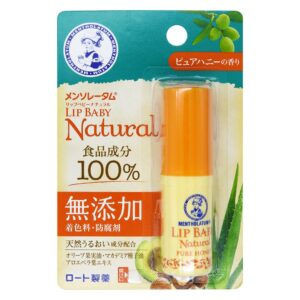 MENTHOLATUM 曼秀雷敦 LIP BABY 無添加保濕潤唇膏 - 蜜糖味 4G