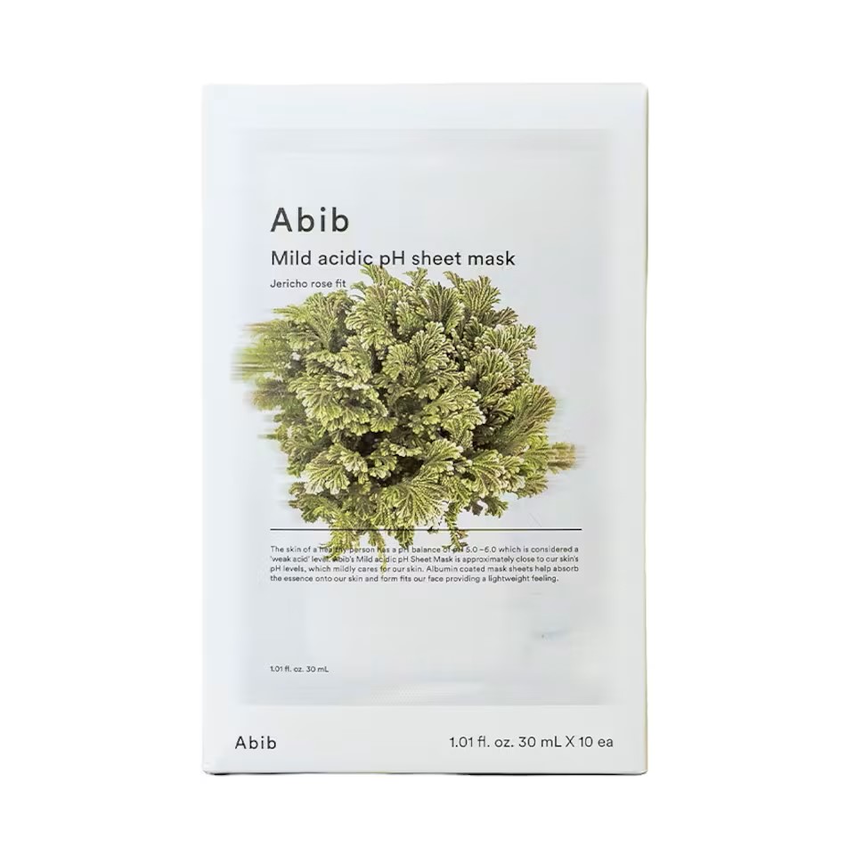 ABIB MILD ACIDIC PH SHEET MASK JERICHO ROSE FIT 30MLx10'S