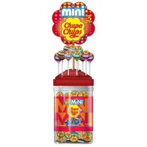 CHUPA CHUPS 迷你珍寶珠什錦味 50'S(每桶) (紅色)