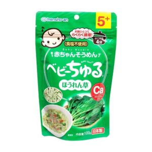 明和嬰兒加鈣素麵(5個月以上) - 菠菜 100G