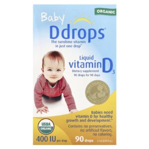 DDROPS 滴卓思嬰兒400 UI維他命D3滴劑(90滴) 2.5ML