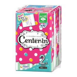 UNICHARM 尤妮佳 CENTER-IN 衛生巾(粉) 21CM 20'Sx2