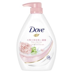 DOVE 多芬清潤沐浴乳 - 玫瑰水嫩 1L