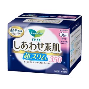 LAURIER 樂而雅 F 系列超薄夜用護翼衛生巾(黑)35CM 10'S