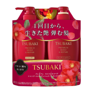 TSUBAKI 思波綺山茶花活艷洗護套裝 - 水潤修護 450MLx2’S(紅)
