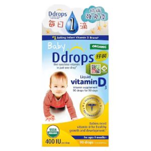 DDROPS BABY 400 UI LIQUID VITAMIN D3 2.5ML