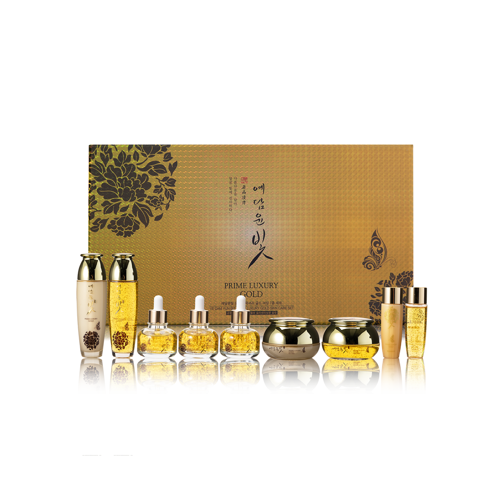 YE DAM YUN BIT 極緻黃金潤滑護膚套裝 7+2'S