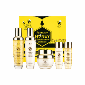 FARMSTAY HONEY & GOLD ESSENTIAL SKIN CARE SET 5'S