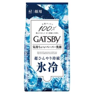 GATSBY 清爽潔面紙巾 - 冰涼型 42'S