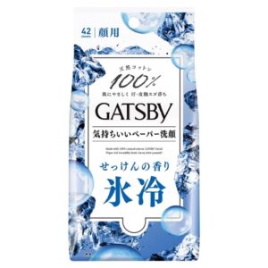 GATSBY 清爽潔面紙巾 - 冰涼皂香 42'S