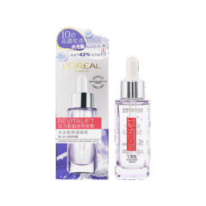 LOREAL 歐萊雅活力緊緻透明質酸水光瓶保濕精華 30ML
