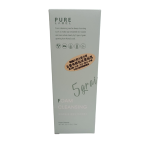 PURE LABEL 五穀爽膚泡沫潔面乳 175ML