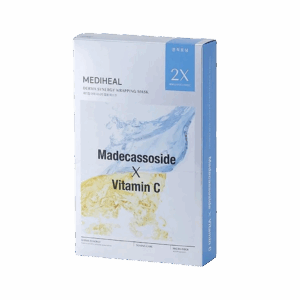 MEDIHEAL 可萊絲美迪惠爾積雪草x維他命C雙效亮白淡斑面膜 4'S