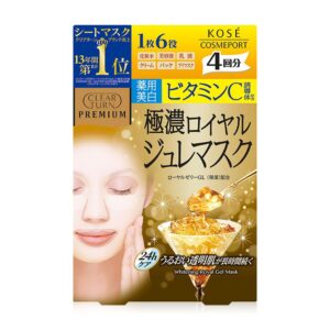 KOSE 高絲 PREMIUM 維他命C美白啫喱面膜 4'S