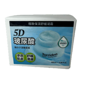 TORRIDEN 桃瑞丹5D微分子玻尿酸保濕舒緩凝霜 100ML