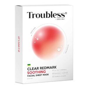 TROUBLESS 婷樂思清痘舒緩面膜 25MLx5'S