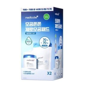 MEDICUBE 收毛孔去角質清潔爽膚棉片2.0 70'Sx2