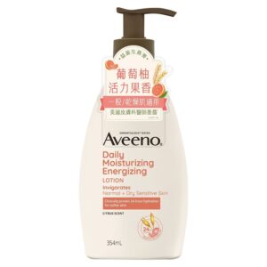 AVEENO DAILY MOISTURIZING ENERGIZING LOTION-CITRUS SCENT 354ML