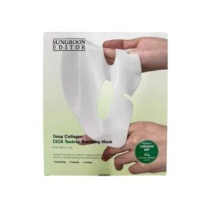 SUNGBOON EDITOR 深層膠原蛋白CICA茶樹鎮靜過夜面膜 37Gx4'S