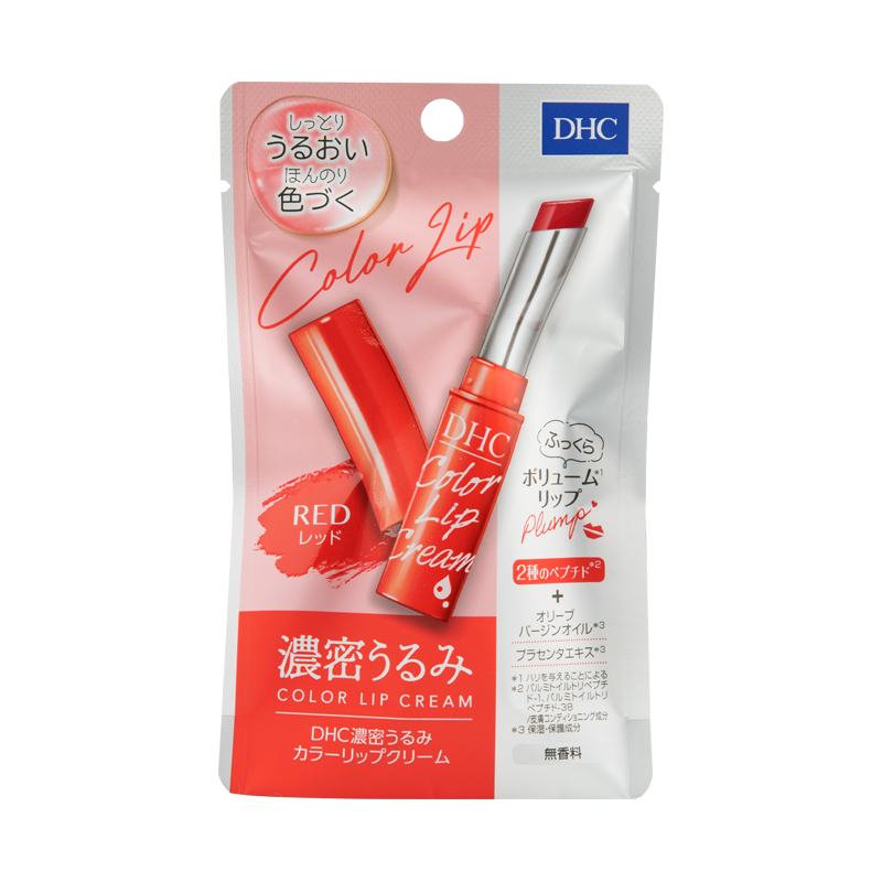 DHC COLOR LIP CREAM-RED 1.5G