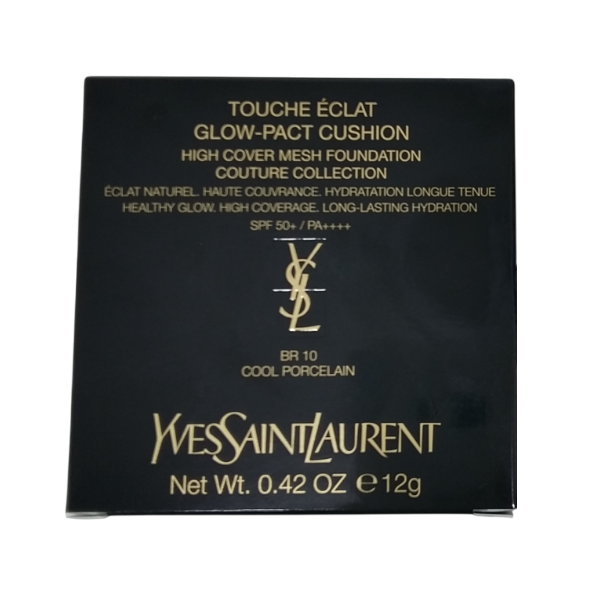 YSL 聖羅蘭明彩透亮氣墊粉底SPF50 #BR10 12G (粉皮革盒)