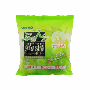 ORIHIRO KONJAC JELLY POUCH-MASCAT 20Gx6'S