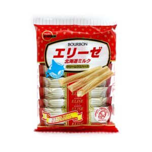 BOURBON 百邦 ELISE 威化棒 - 北海道牛奶煉乳味 16'S