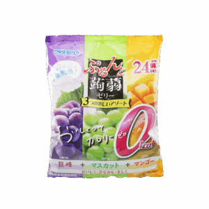 ORIHIRO 零卡路里蒟蒻 - 巨峰+青提+芒果味 18Gx24'S