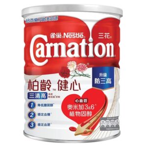 NESTLE 雀巢三花柏齡健心三清高高鈣較低脂奶粉 1.6KG
