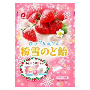 PINE SNOW POWDER THROAT CANDY-STRAWBERRY 60G