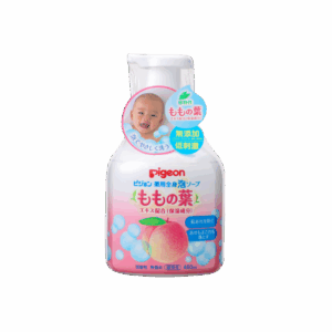 PIGEON 貝親嬰兒保濕沐浴泡泡-桃葉 450ML