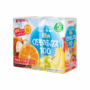 PIGEON 貝親果汁(5個月以上) - 雜果 125MLx3'S
