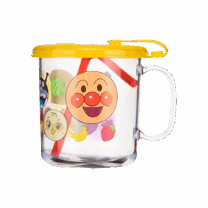 LEC 麵包超人單耳飲水杯(附蓋+吸管) 250ML