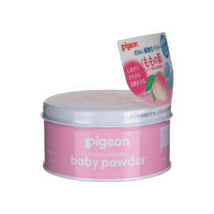 PIGEON 貝親嬰兒植物性爽身粉-桃葉精華 125G