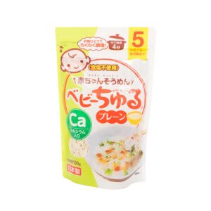 明和嬰兒加鈣素麵(5個月以上) - 原味 100G