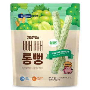 BEBECOOK 糙米棒(7個月以上)-青葡萄 30G