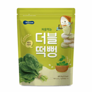 BEBECOOK 雙色米餅(5個月以上) - 菠菜味 30G