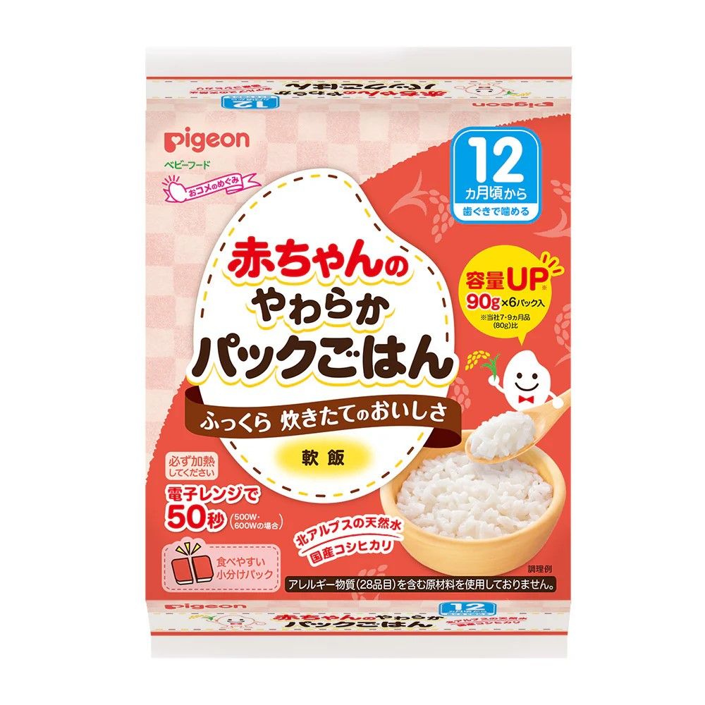PIGEON BABY PORRIDGE(12M+) 90Gx6'S