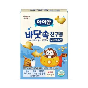 ILDONG 海洋動物造型餅(12個月以上) - 牛奶味 50G