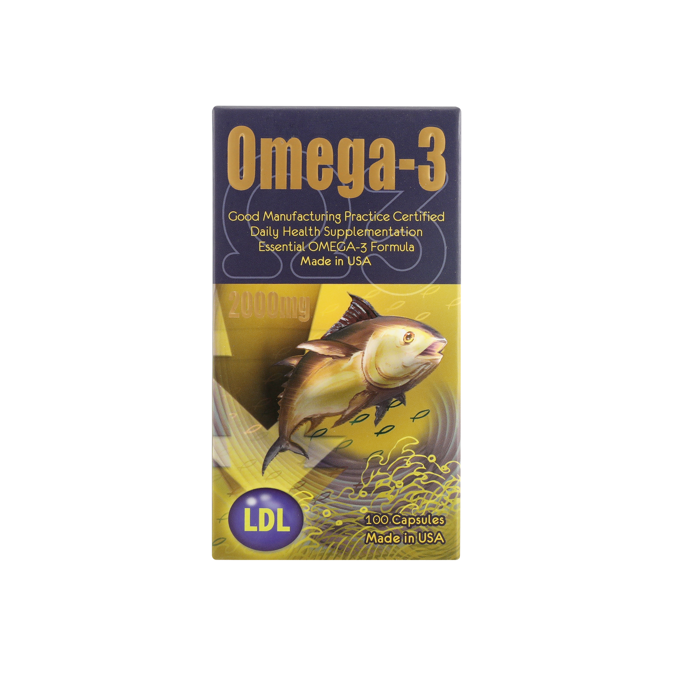 OMEGA-3 阿拉斯加深海魚油精華 100'S