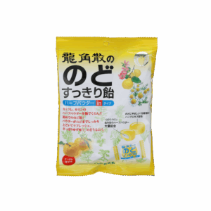 龍角散草本潤夾心喉糖(柚子) 80G(每包)