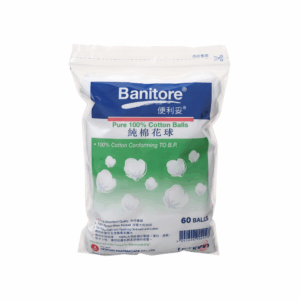 BANITORE 便利妥純棉花球 60'S