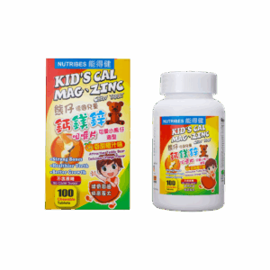 NUTRIBES 能得健兒童鈣鎂鋅咀嚼片 100'S