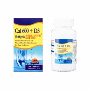 美國強力鈣得易軟膠囊液體鈣 100'S