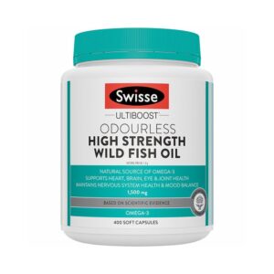 SWISSE 無腥味深海魚油丸1500MG 400'S