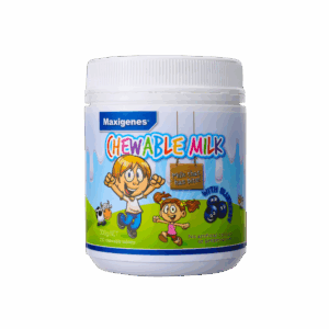 MAXIGENES 美可卓牛奶藍莓咀嚼片 150'S