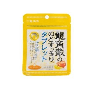 龍角散草本潤無糖喉片(蜂蜜檸檬) 10.4G