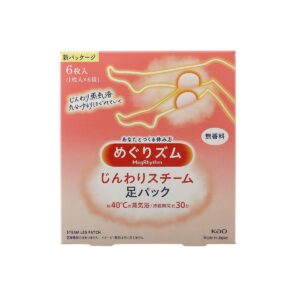 KAO 花王蒸氣溫熱舒緩足貼 6'S