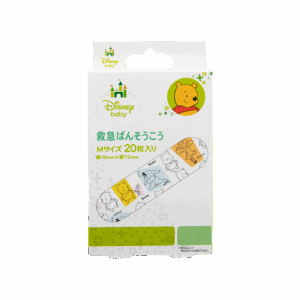 SKATER 救急用膠布 - 小熊維尼 20'S